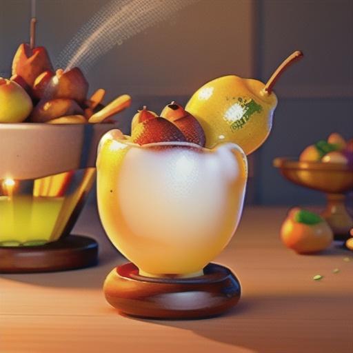 Poached Pears with Wine Vinaigrette