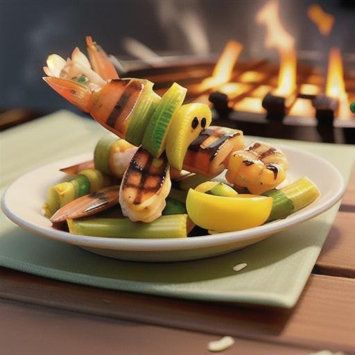 Grilled Honey-Butter Shrimp