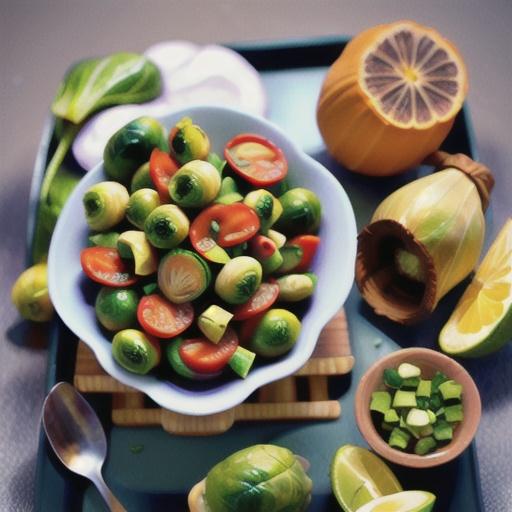 Warm Brussels Sprouts Salad