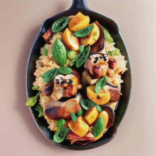 Peach Dijon Pork Chops