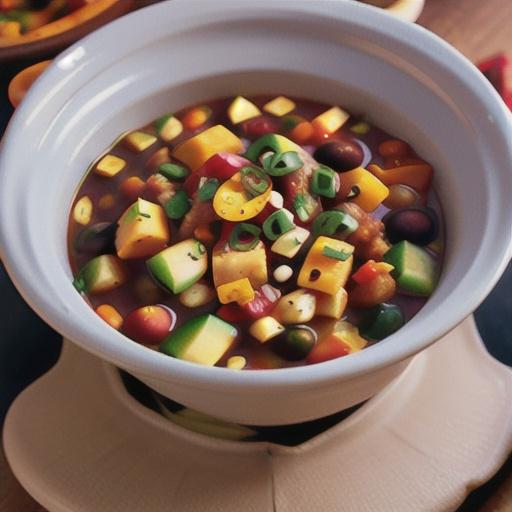 Leftover Turkey Chili in the Slow Cooker