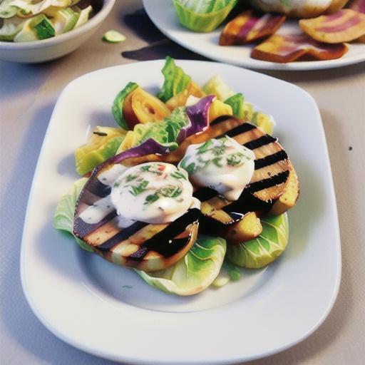 Bacon-Ranch Grilled Cabbage Steaks