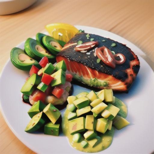 Blackened Salmon with Avocado Salsa