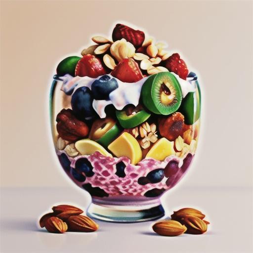 Berry bircher muesli