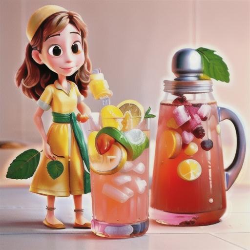 Light Rose Water Lemonade