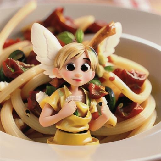 Angel Hair with Feta and Sun-Dried Tomatoes