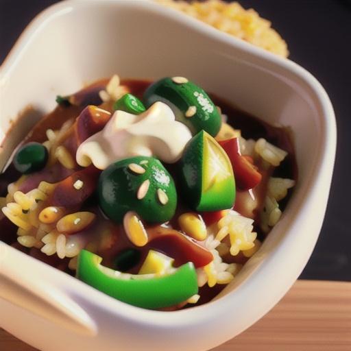 Chili Rice con Queso