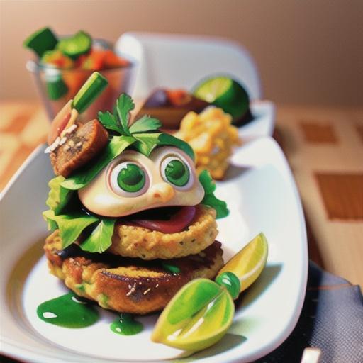 Crab Cakes with Cilantro Salsa