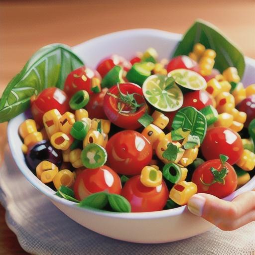 Easy Cherry Tomato Corn Salad