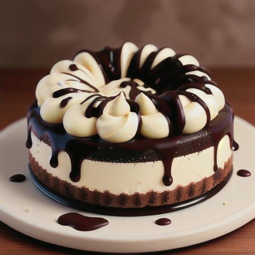 Chocolate swirl cheesecake