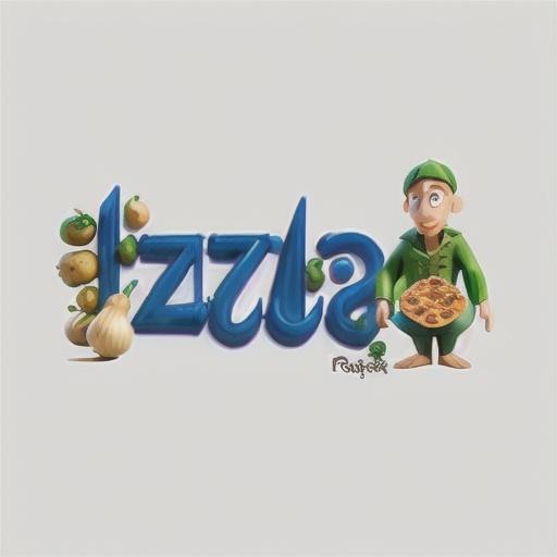 Garlic and potato pizza