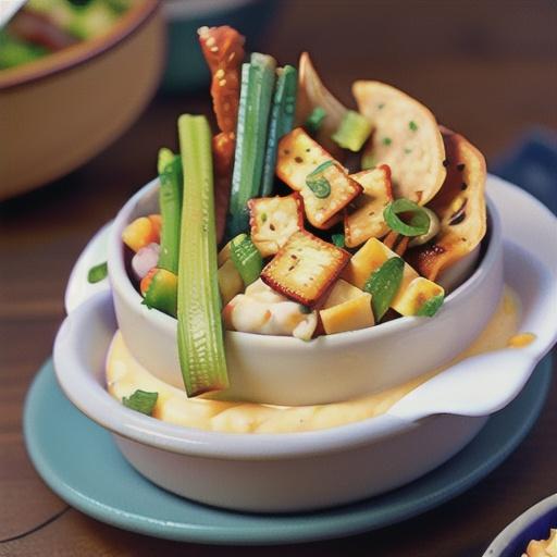 Buffalo Ranch Chicken and Cheese Dip