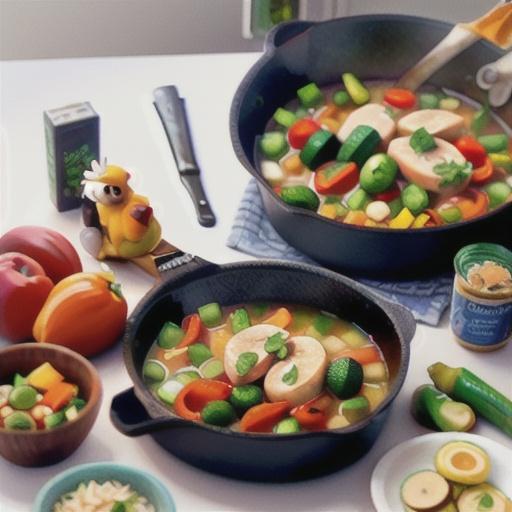 Summer Chicken and Vegetable Skillet