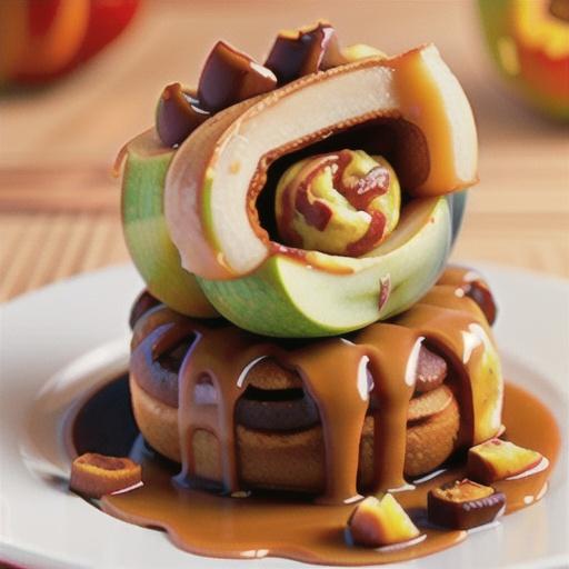 Easy Caramel Apple Cinnamon Rolls