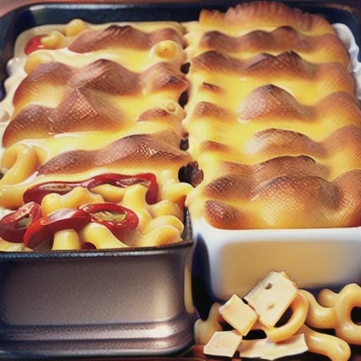 Smoky Four Cheese Macaroni Bake