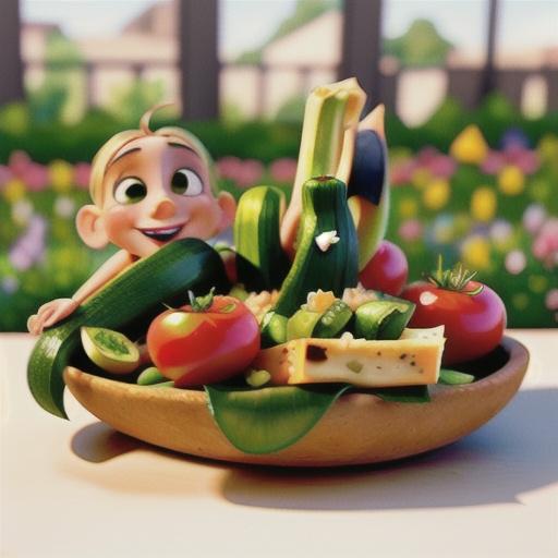 Elegant Zucchini and Tomatoes