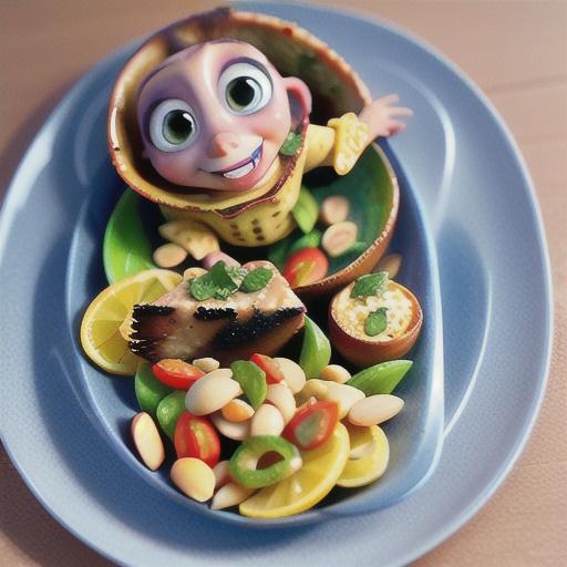 Blue-eye with toasted almonds