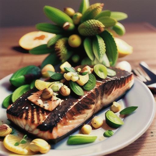Hazelnut-Citrus Encrusted Salmon