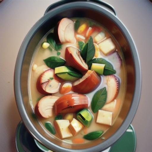 Slow-Cooker Thai Coconut Chicken Soup