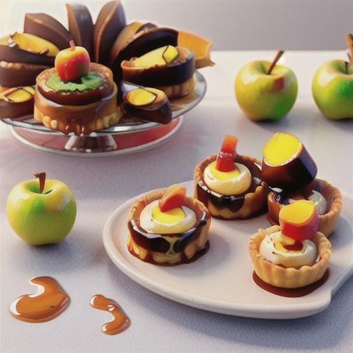 Caramel apple tarts