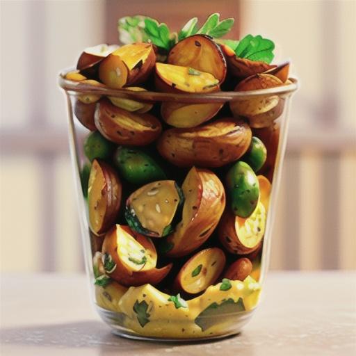 Mustard-Vinaigrette Roasted Potato Salad