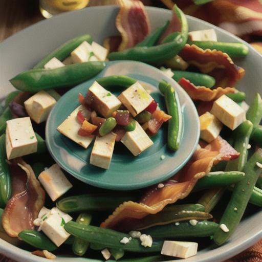 Green Beans with Feta and Bacon