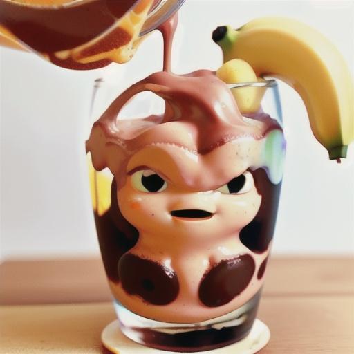 Chocolate Strawberry Banana Milkshake