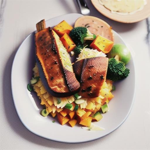 Parmesan pork with sweet potato mash recipe