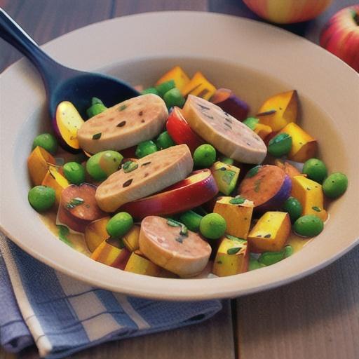 Fall Chicken-Apple Sausage Skillet