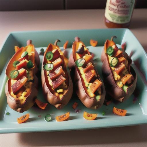 Loaded Twice-Baked Sweet Potatoes