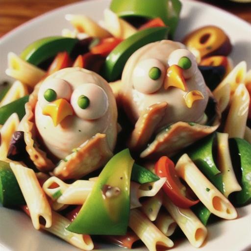 Chicken and Pasta Stir-Fry