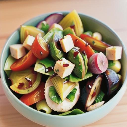 Marinated artichoke salad