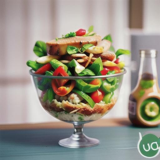 Lime & pepper vietnamese chicken salad