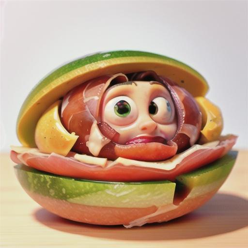 Prosciutto, Melon, and Mozzarella