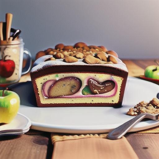 Apple Halva Loaf Cake