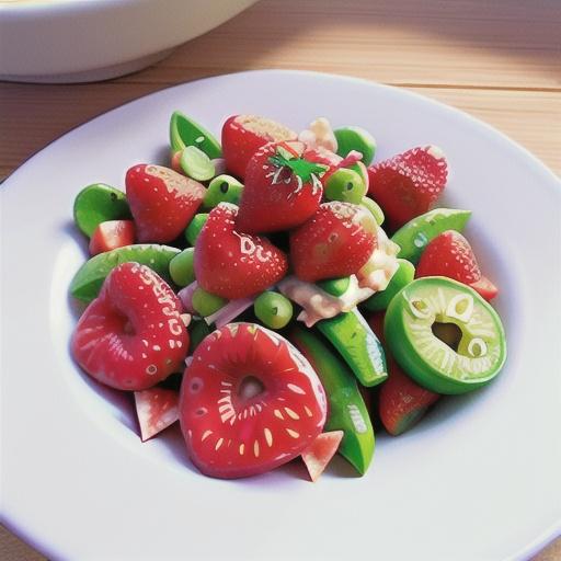 Strawberry and Snap Pea Salad