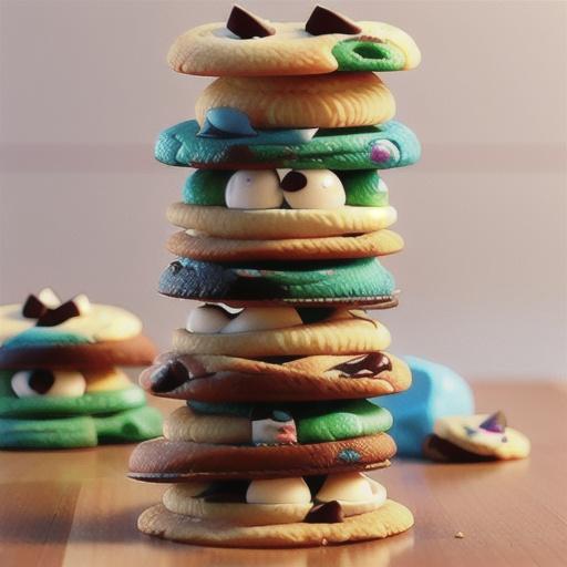Three-in-One Cookie Stacks
