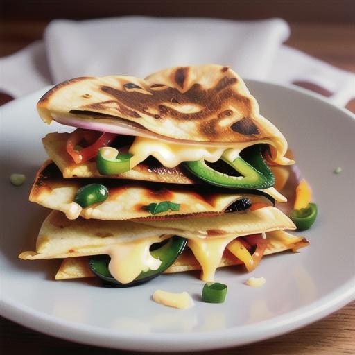Jalapeno and Canadian Bacon Breakfast Quesadillas