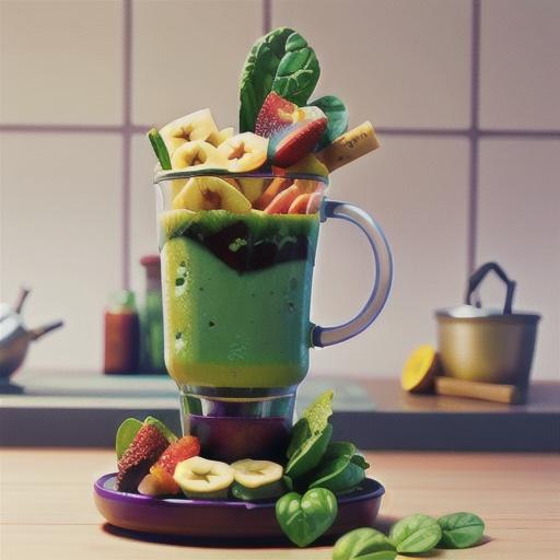 Healthy Fruit and Vegetable Smoothie