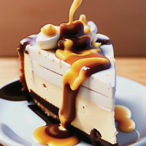 Hot Buttered Rum Cheesecake with Brown Sugar-Rum Sauce