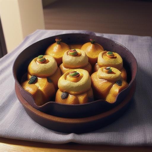 Pumpkin-Shaped Dinner Rolls