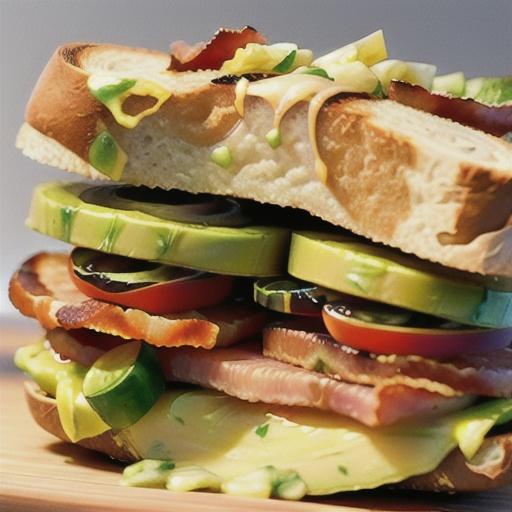 Midnight Snack Avocado Sandwich
