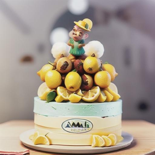 Amalfi lemon layer cake