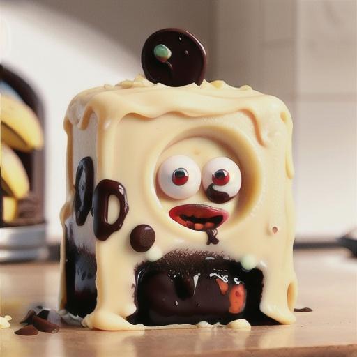 Chocolate-Banana Frozen Squares