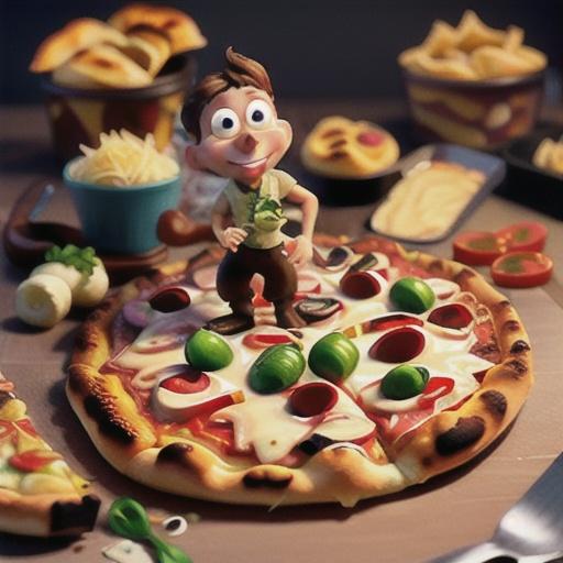 Blackened Chicken Alfredo Pizza