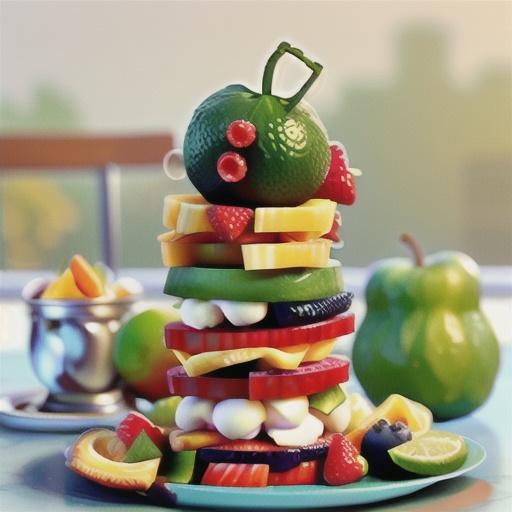 Citrus and berry fruit stacks