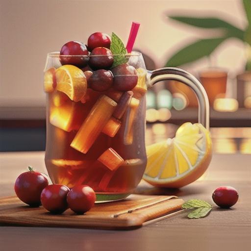 Cranberry Orange Iced Tea