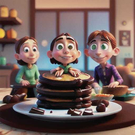 Double Chocolate Pancakes