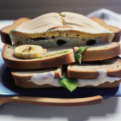 Healthier Banana Sour Cream Bread