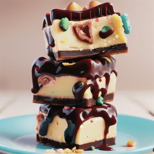 Choc top caramel slice